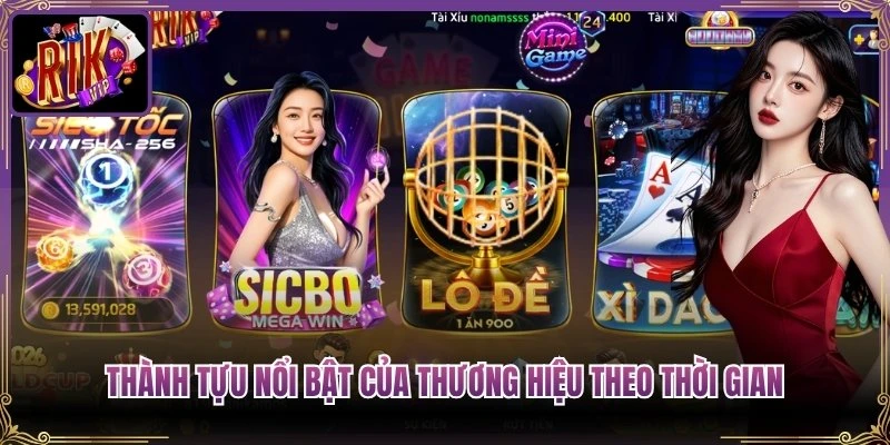 Trang chủ 13 Thành tựu nổi bật của thương hiệu theo thời gian